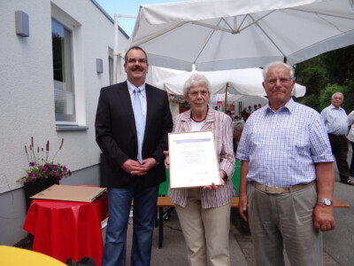 2012: Firmengründer Werner Rulle erhält den goldenen Meisterbrief